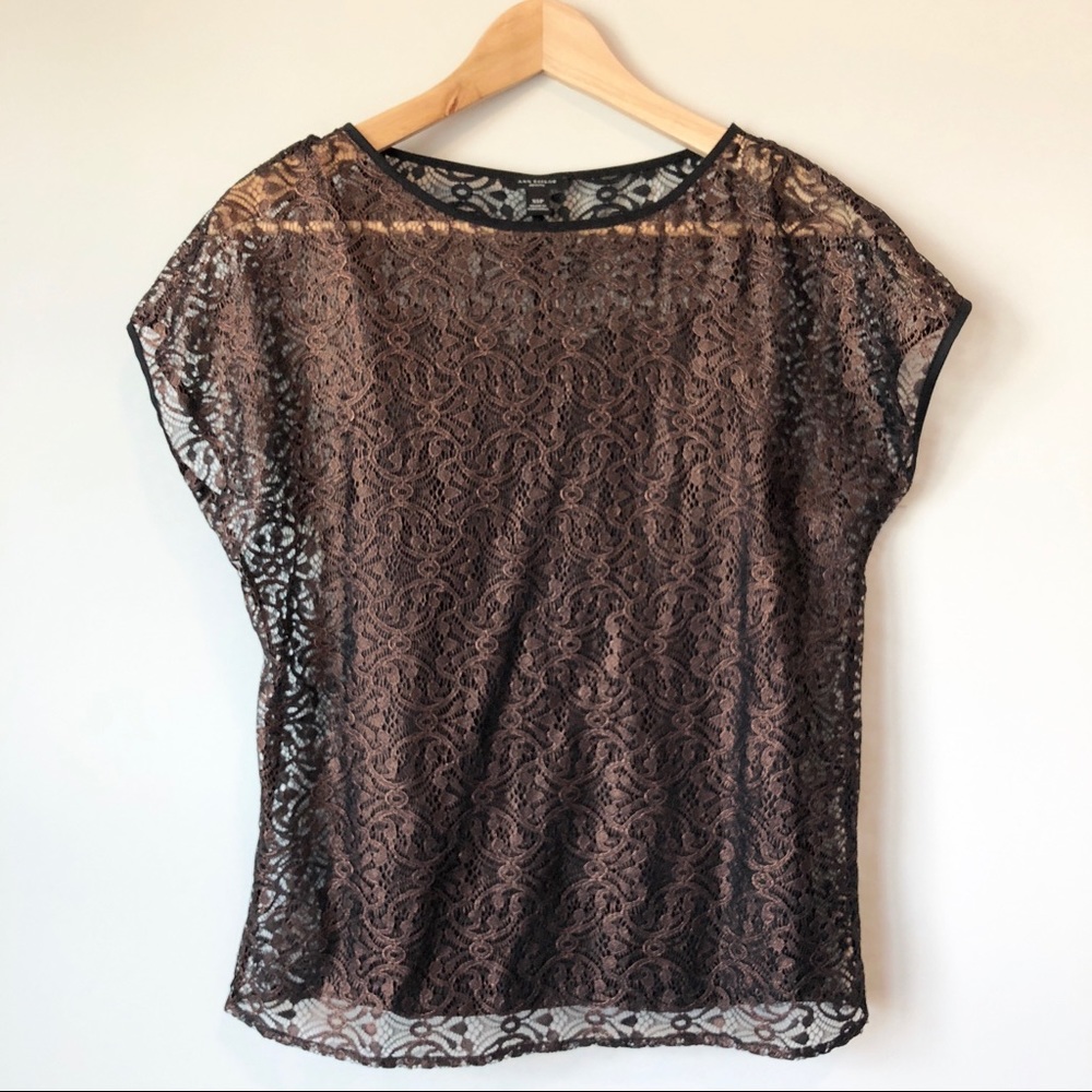 Ann Taylor | Elegant Lace Cami Blouse